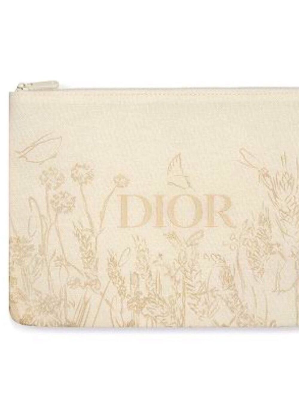 DIOR Beauty Makeup Bag Pouch Floral Flat Medium Authentic Luxury Gift